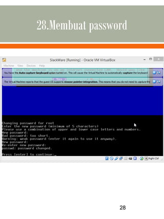 Penginstalan linux slackware | PPT