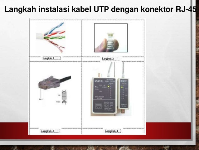 Pengkabelan Utp Straight Cross