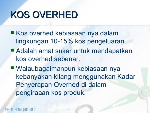 Pengkosan produk 2 pengiraan kos