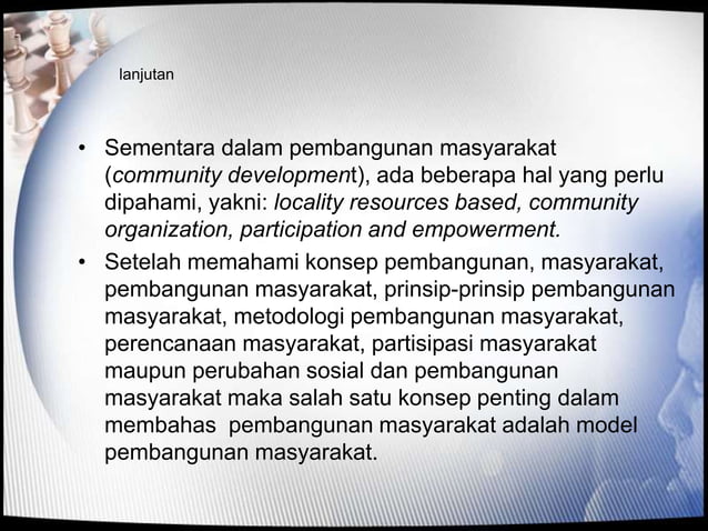 Model Pembangunan Berbasis Masyarakat Desa untuk Keberlanjutan
