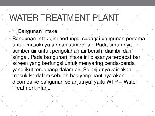 Pengolahan Air Minum 54005975