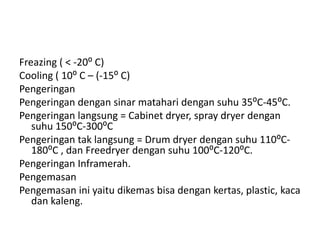 Pengolahan Bahan Pangan Qqqqqqqqqqqqqqqq