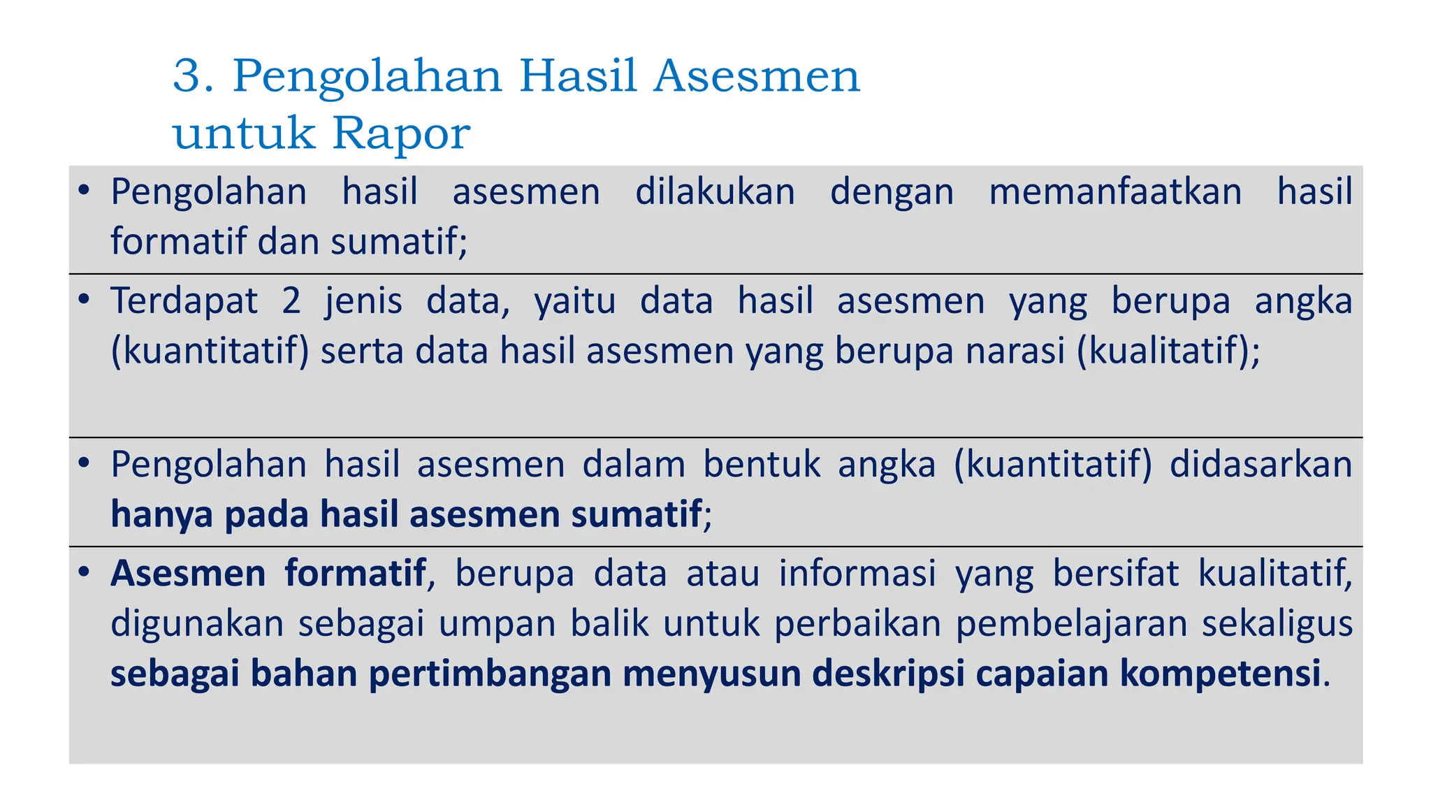 PENGOLAHAN DAN PELAPORAN HASIL ASESMEN.pptx