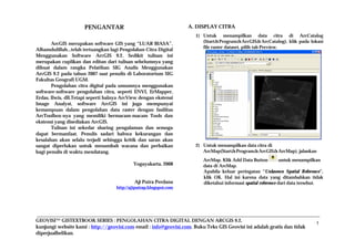 Pengolahan landsat arcgis | PDF