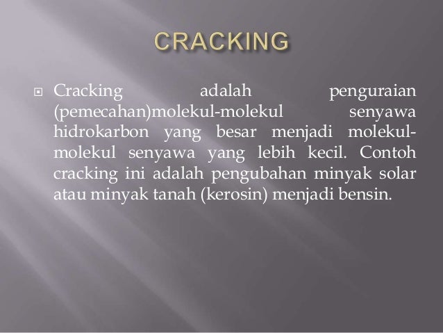 Pengolahan Minyak Bumi Dan Fraksi Minyak