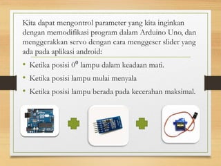 Pengontrol kecerahan lampu pijar menggunakan aplikasi android berbasis ...