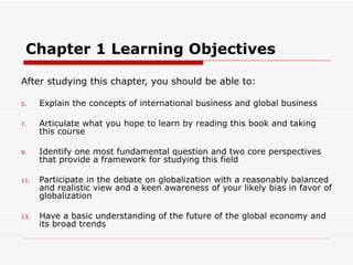 Chapter 1 Learning Objectives ,[object Object],[object Object],[object Object],[object Object],[object Object],[object Object]