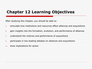 Chapter 12 Learning Objectives ,[object Object],[object Object],[object Object],[object Object],[object Object],[object Object]