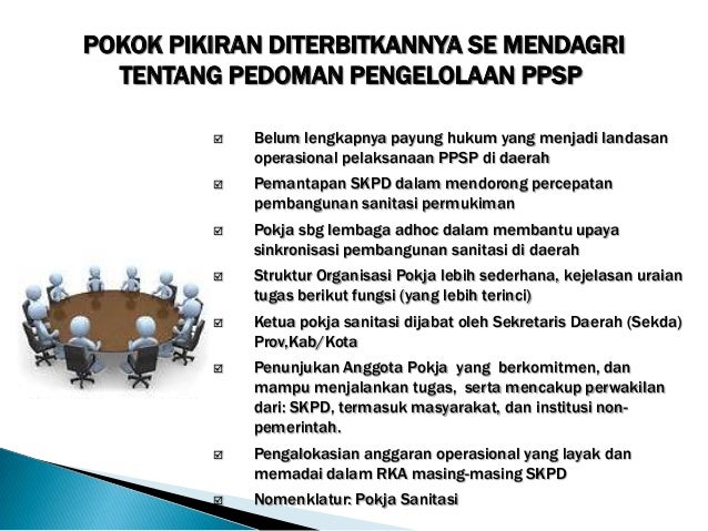 Penguatan Kelembagaan Pokja Sanitasi di Daerah