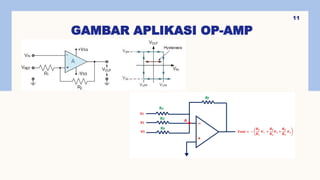GAMBAR APLIKASI OP-AMP
11
 