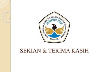SEKIAN & TERIMA KASIH
 