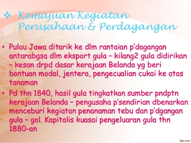 Sejarah penggal 2 stpm-Pengubahsuaian di indonesia