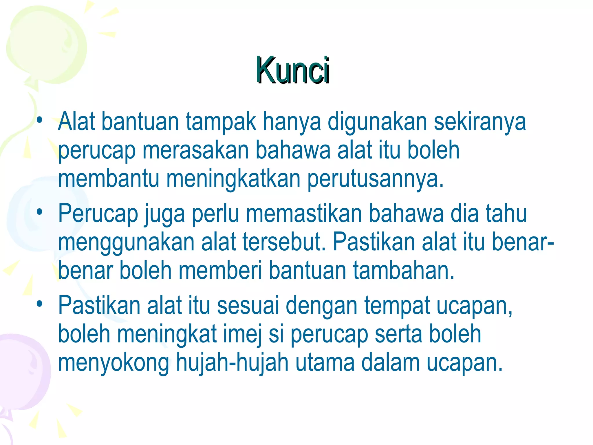 Pengucapan awam | PPT