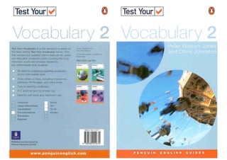 Penguin   test your vocabulary 2 pre-int