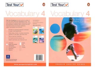 Penguin   test your vocabulary 4 upper-int