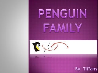 Penguin family (tiffany)