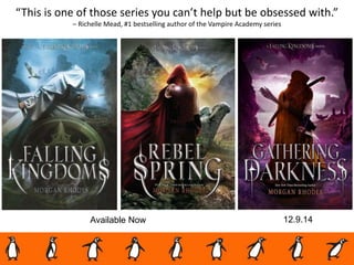 “This is one of those series you can’t help but be obsessed with.”
– Richelle Mead, #1 bestselling author of the Vampire Academy series
12.9.14Available Now
 