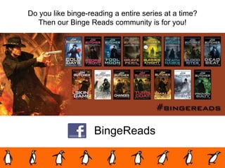 Do you like binge-reading a entire series at a time?
Then our Binge Reads community is for you!
BingeReads
 