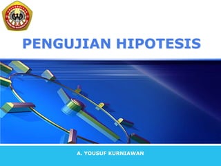 LOGO




  PENGUJIAN HIPOTESIS




       A. YOUSUF KURNIAWAN
 