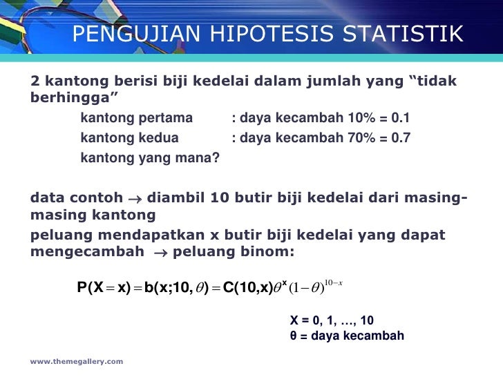 STATISTIKA-Pengujian hipotesis