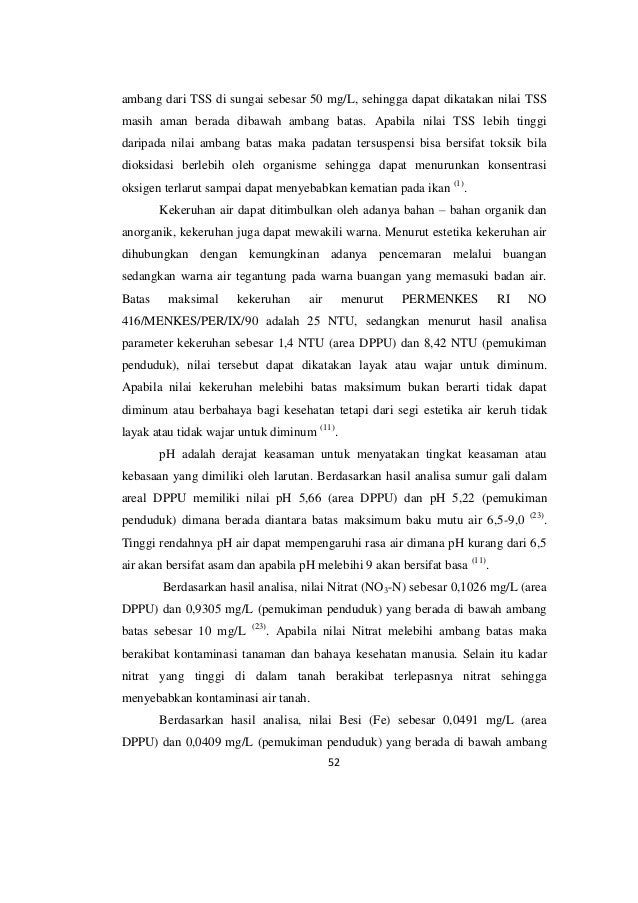 EKOTOKSIKOLOGI PENGUJIAN PARAMETER AIR DAN UDARA DI DPPU 