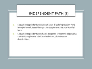 Pengujian Perangkat Lunak overview dan jenisnya | PPTX
