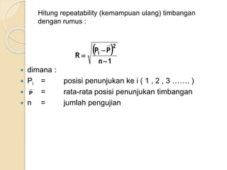 Rumus Rintangan Pengujian timbangan jembatan d3 | PPTX