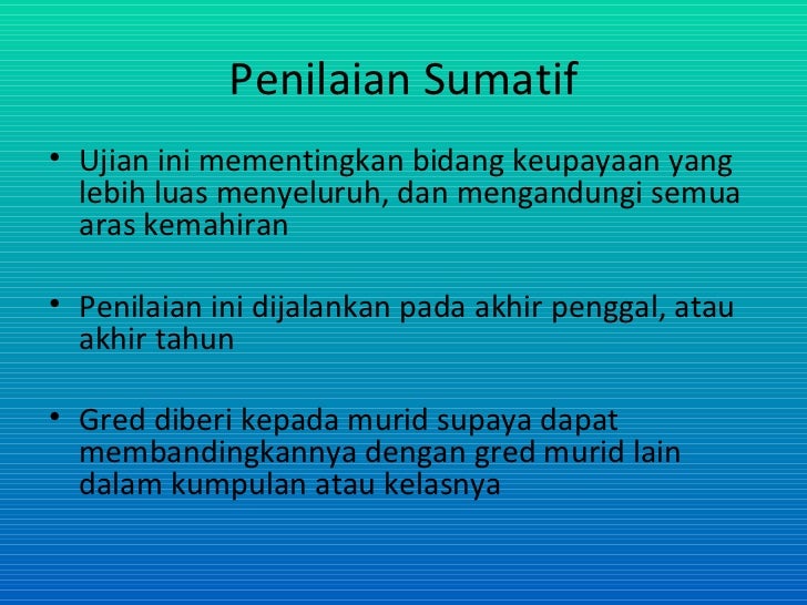 Pengukran dan penilaian