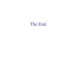 The End 