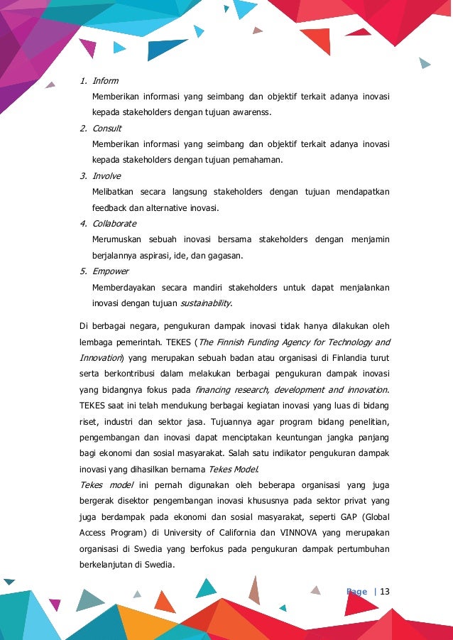 Pengukuran Dampak Inovasi Pengukuran Dampak Inovasi