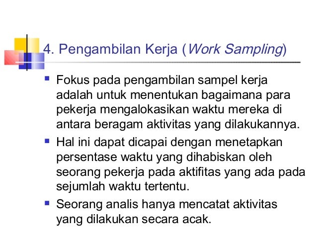 Pengukuran kerja