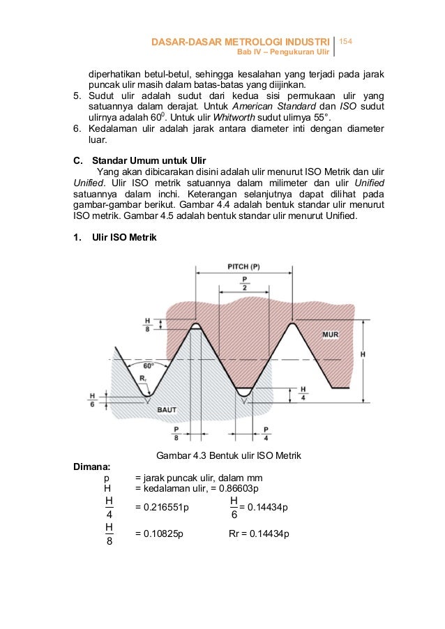 Pengukuran ulir  bab4