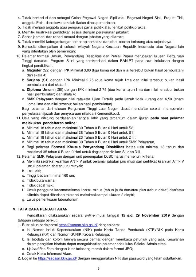 Pengumuman Rekrutmen Cpns Kemenkeu 2019