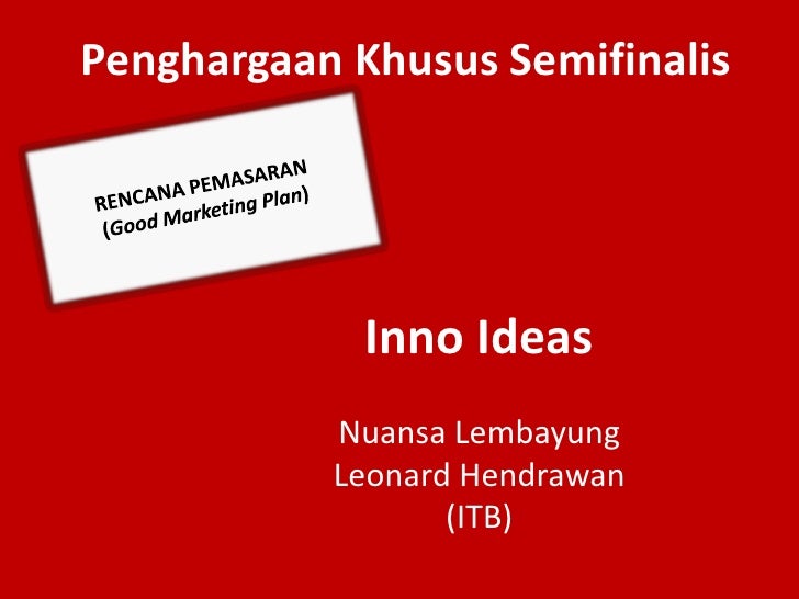 Pengumuman kontes desain kemasan & rencana bisnis pekan 