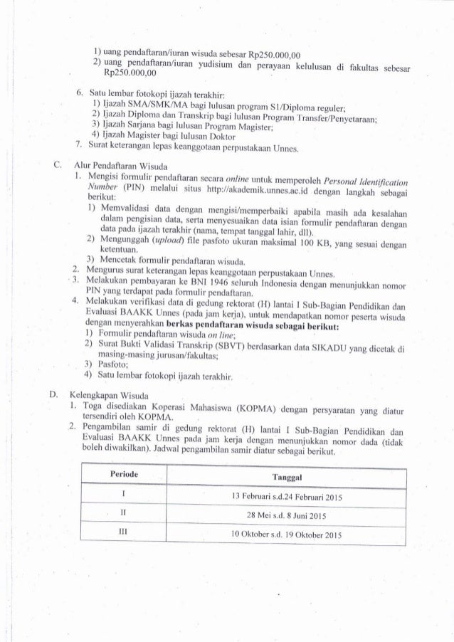 yudisium formulir pendaftaran (1) 2015 Pengumuman unnes wisuda yudisium formulir pendaftaran (1) 2015 Pengumuman unnes wisuda