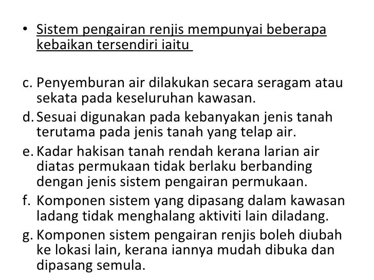 Pengurusan Air Dalam Pertanian