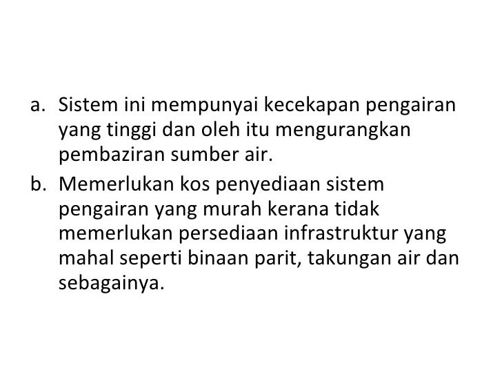 Pengurusan Air Dalam Pertanian