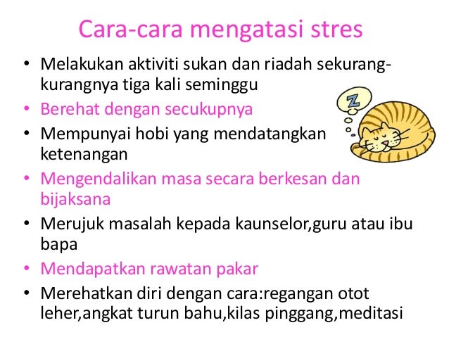 Pengurusan konflik & stres (Tingkatan 2)