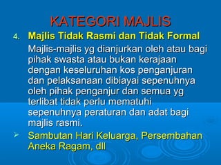 Pengurusan Majlis Dan Protokol