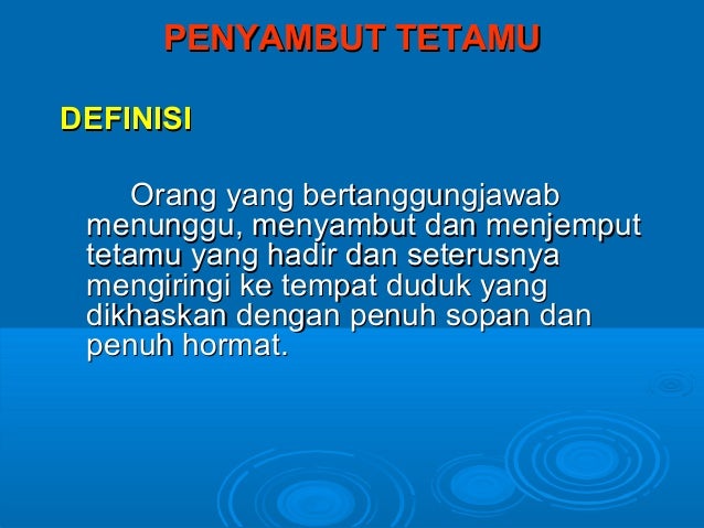 Pengurusan Majlis Dan Protokol
