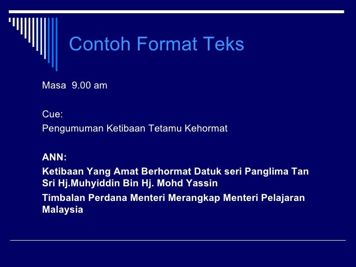 Pengurusan majlis rasmi Pengurusan majlis rasmi