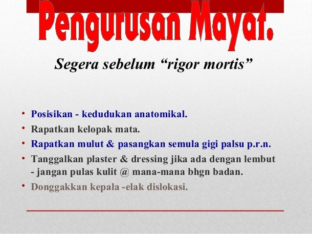 Pengurusan Mayat