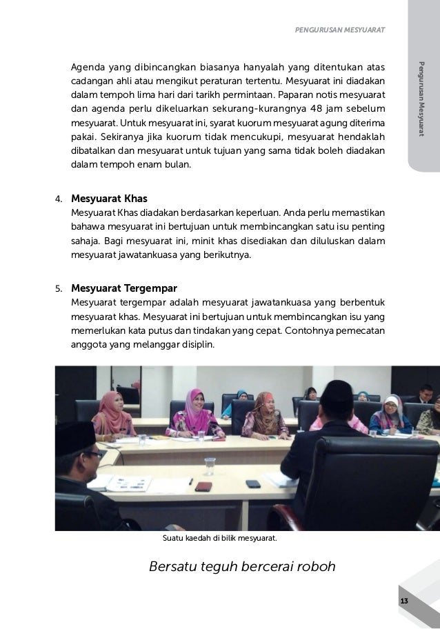 Pengurusan Mesyuarat Berkualiti