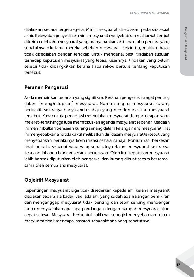 Pengurusan Mesyuarat Berkualiti