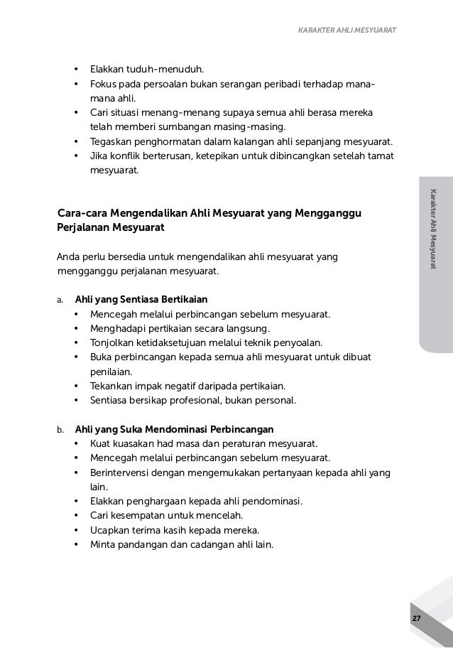 Pengurusan Mesyuarat Berkualiti