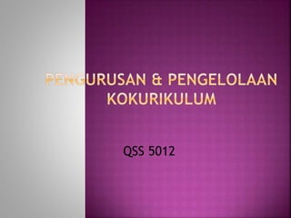 QSS 5012
 
