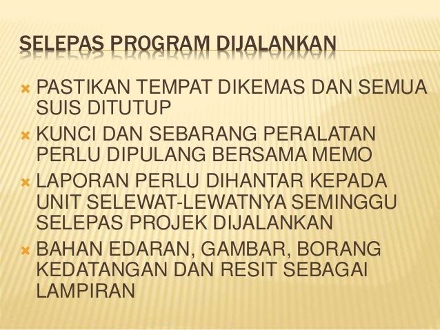 Pengurusan Program Sekolah Pengurusan Program Sekolah