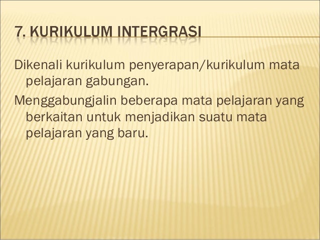 Pengurusan Perkembangan Kurikulum