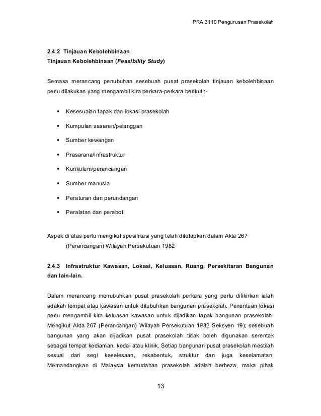 Pengurusan Prasekolah