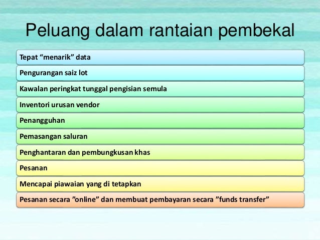 Pengurusan Rantaian Bekalan